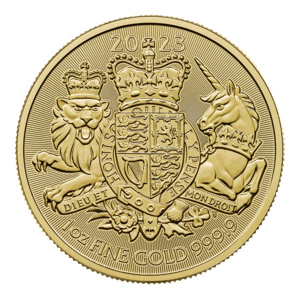 2023 royal arms gold coin