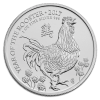 1oz Silver Lunar Rooster coin 2017