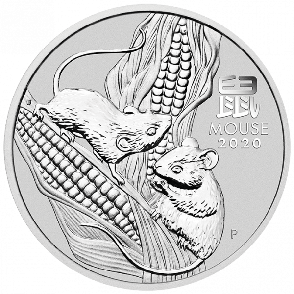 Lunar III Mouse 1oz Silver Coin (2020)