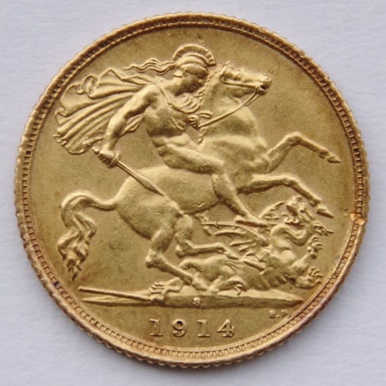 1914 George V Sovereign