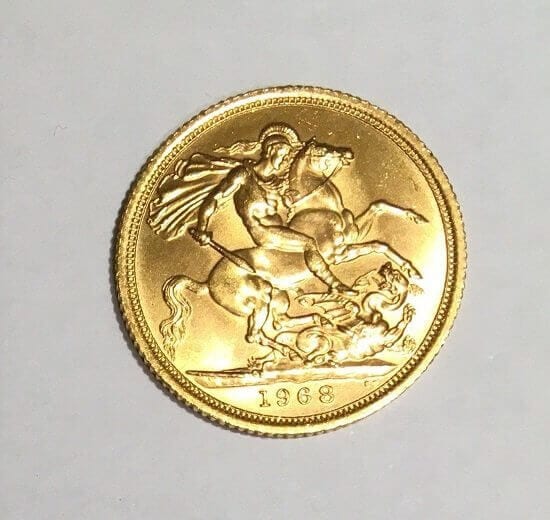 1968 Gold Sovereign