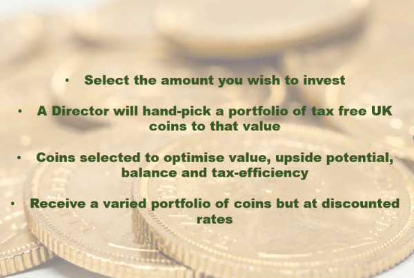 Why not choose our Directors Pick for great value gold investments?
