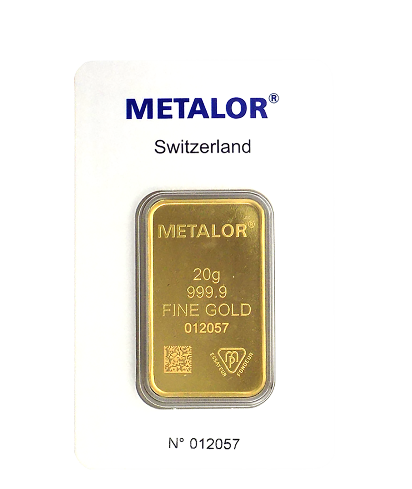 Minted gold bar