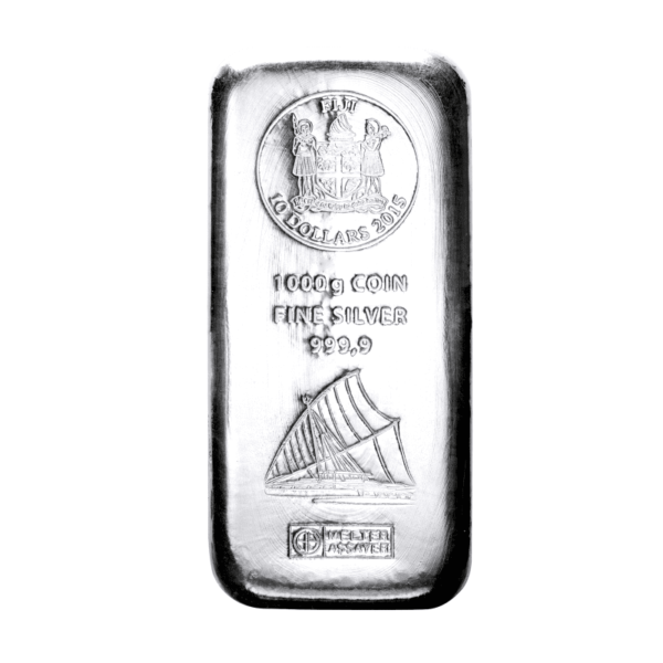 Silver bars like this one above do not offer the tax advantages that UK silver coins do