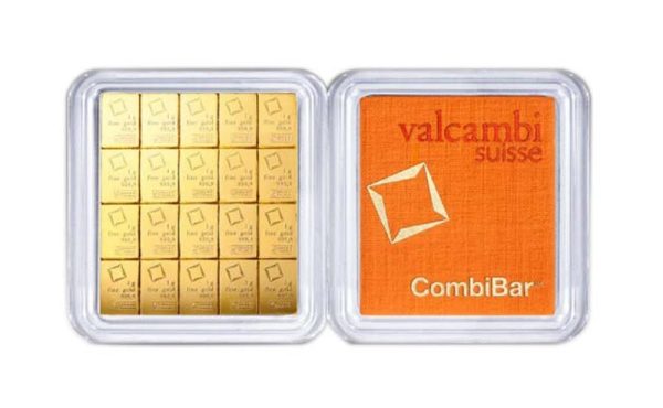 Valcambi 20g gold CombiBar