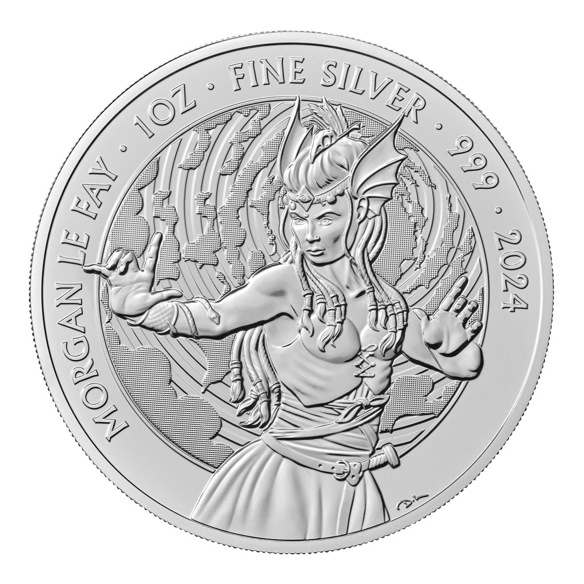 Morgan Le Fay 1oz Silver coin | Myths & Legends
