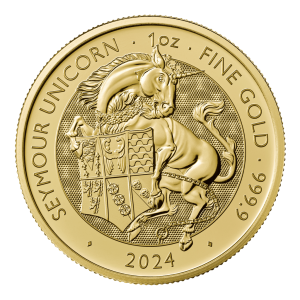 Gold Seymour Unicorn 1oz coin