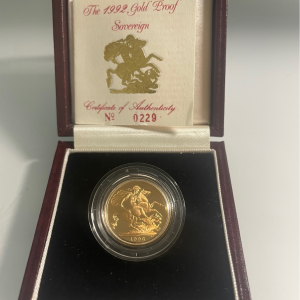 Elizabeth Third Head Gold Proof Sovereign