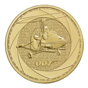 Bond of the 1960s 1oz gold coin