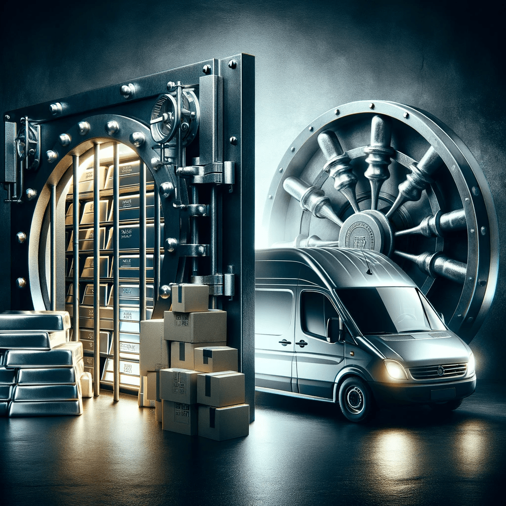 all elements of silver storage including delivery, vault, and secure storage options