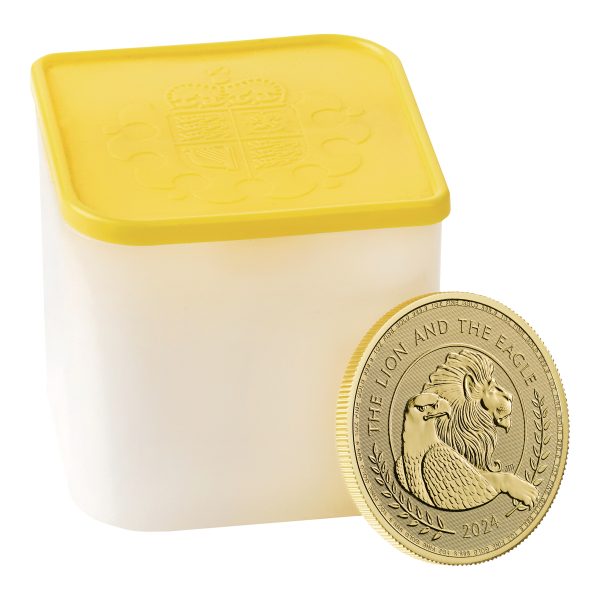 The British Lion American Eagle 2024 Bullion 1oz Gold