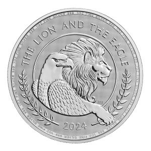 Lion and silver coin