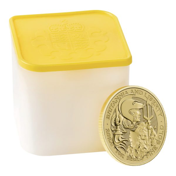 Liberty and Britannia gold coin