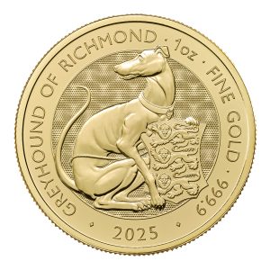 Tudor Greyhound of Richmond 1oz gold coin