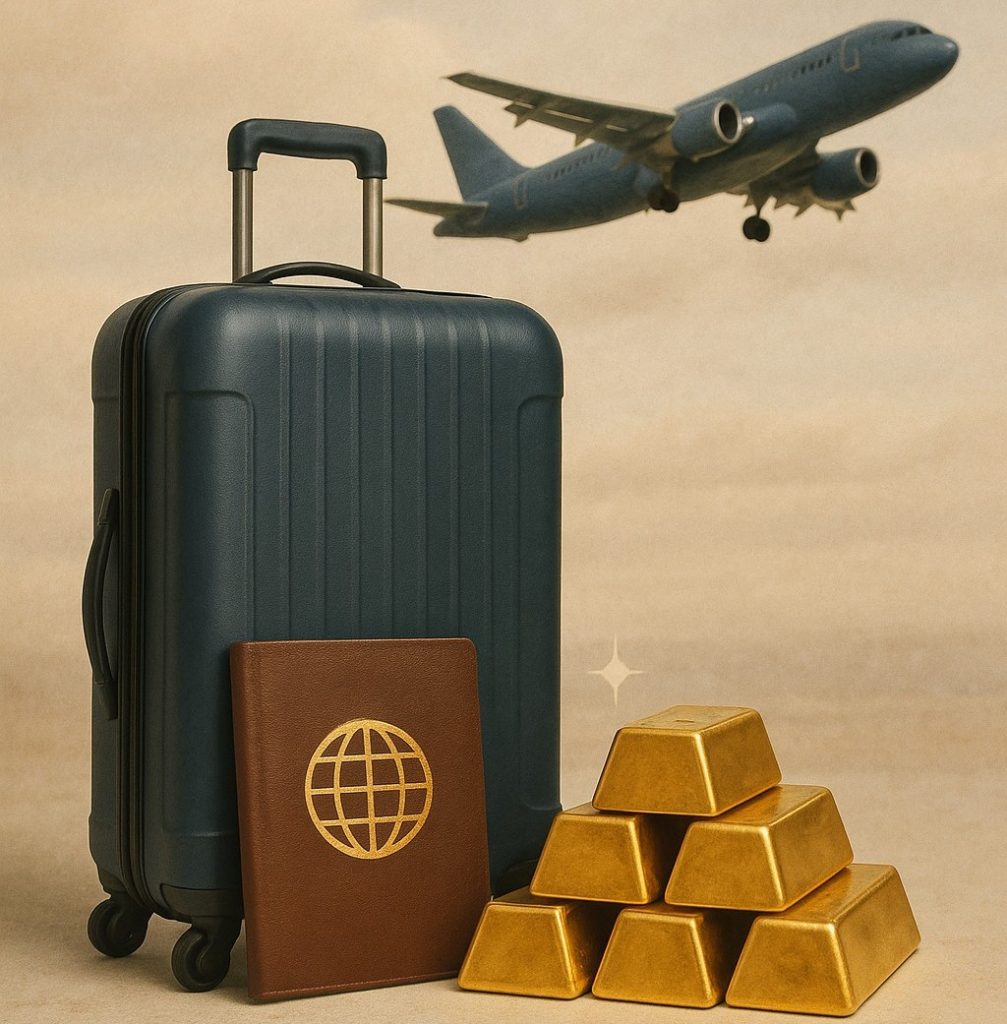 Taking gold abroad