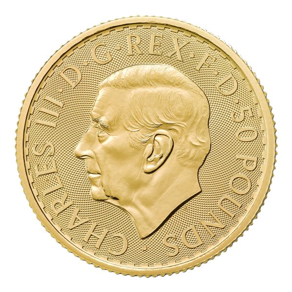 2026 1/2oz Gold Britannia featuring King Charles III portrait