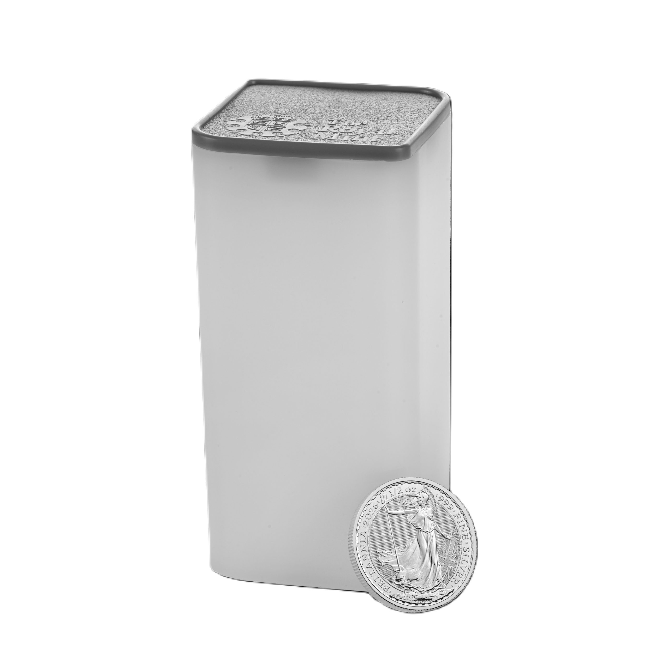 Half Ounce Silver Britannia Tube