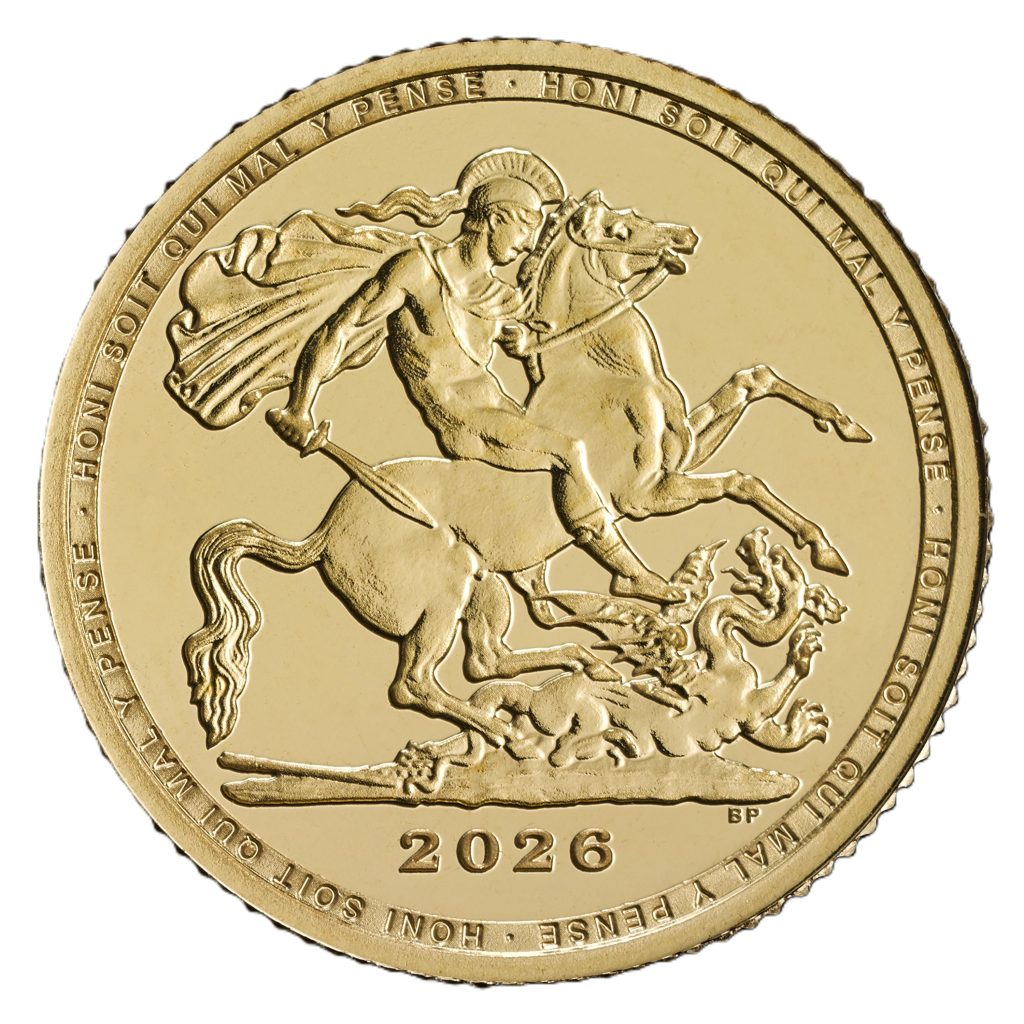 2026 Gold Quarter Sovereign reverse