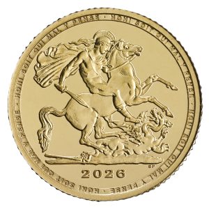 2026 Gold Quarter Sovereign reverse