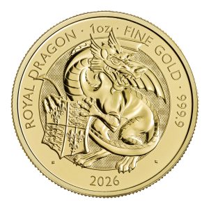 2026 Tudor Beasts Royal Dragon 1oz Gold Coin