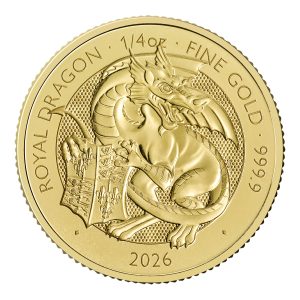 2026 Tudor Beasts Royal Dragon 1/4oz Gold Coin