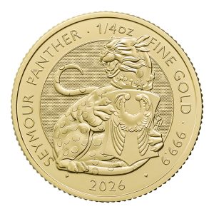 2026 Tudor Beasts Royal Seymour Panther 1/4oz Gold Coin reverse